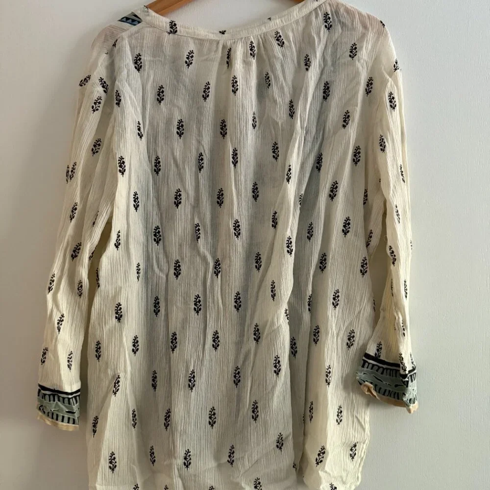 Sundance gauze top women's medium - Picture 2 of 6